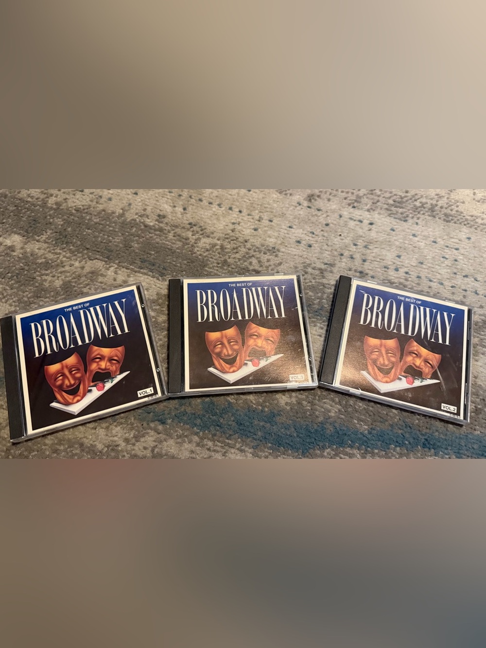 Set of 3 The Best of Broadway CD Vol. 1, 2 & 3